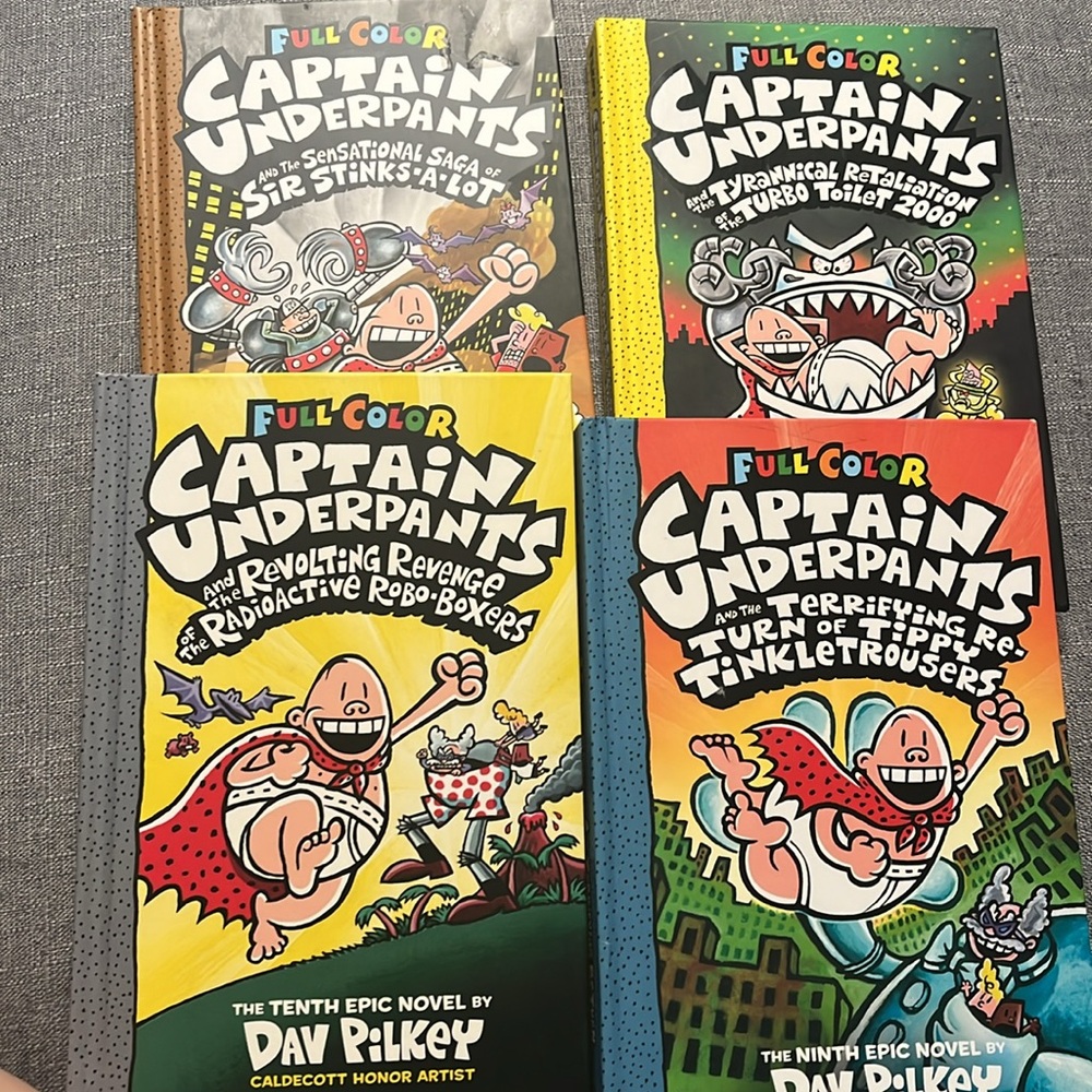 Captain underpants 9,10,11,12